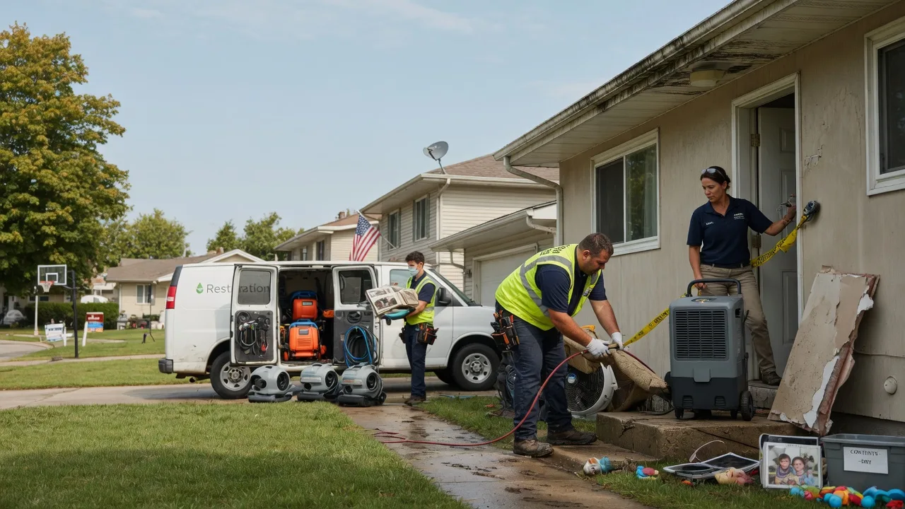 Water Damage Restoration in Fairfield, IA near me
